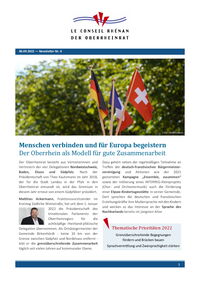 Ausschnitt aus dem 6. Newsletter des Oberrheinrats (06.09.2022)